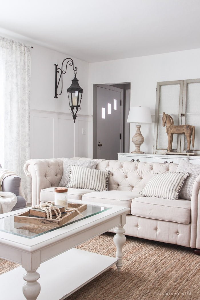 Neutral winter decor: how to decorate after Christmas