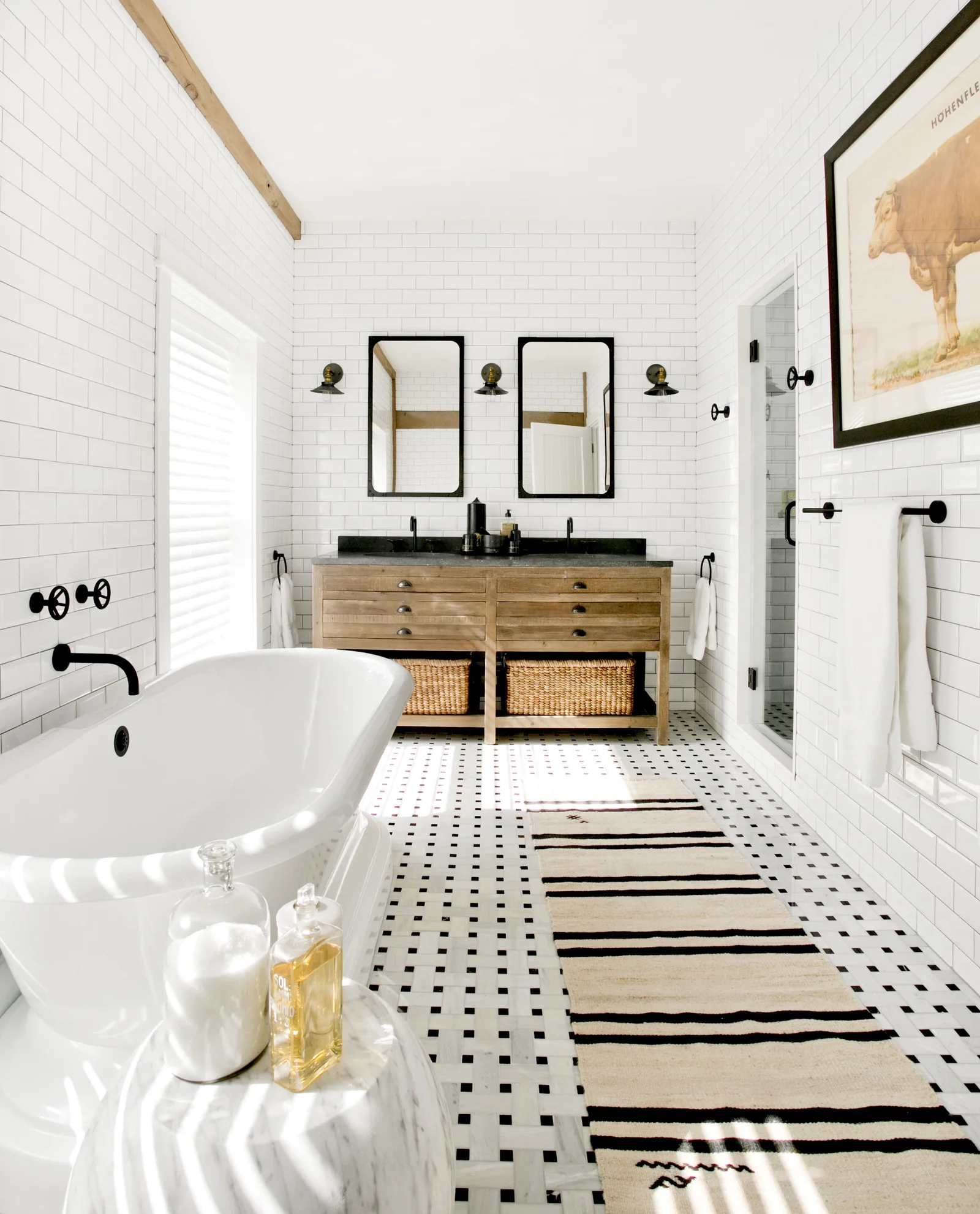 How to Get The Farmhouse Style Bathroom