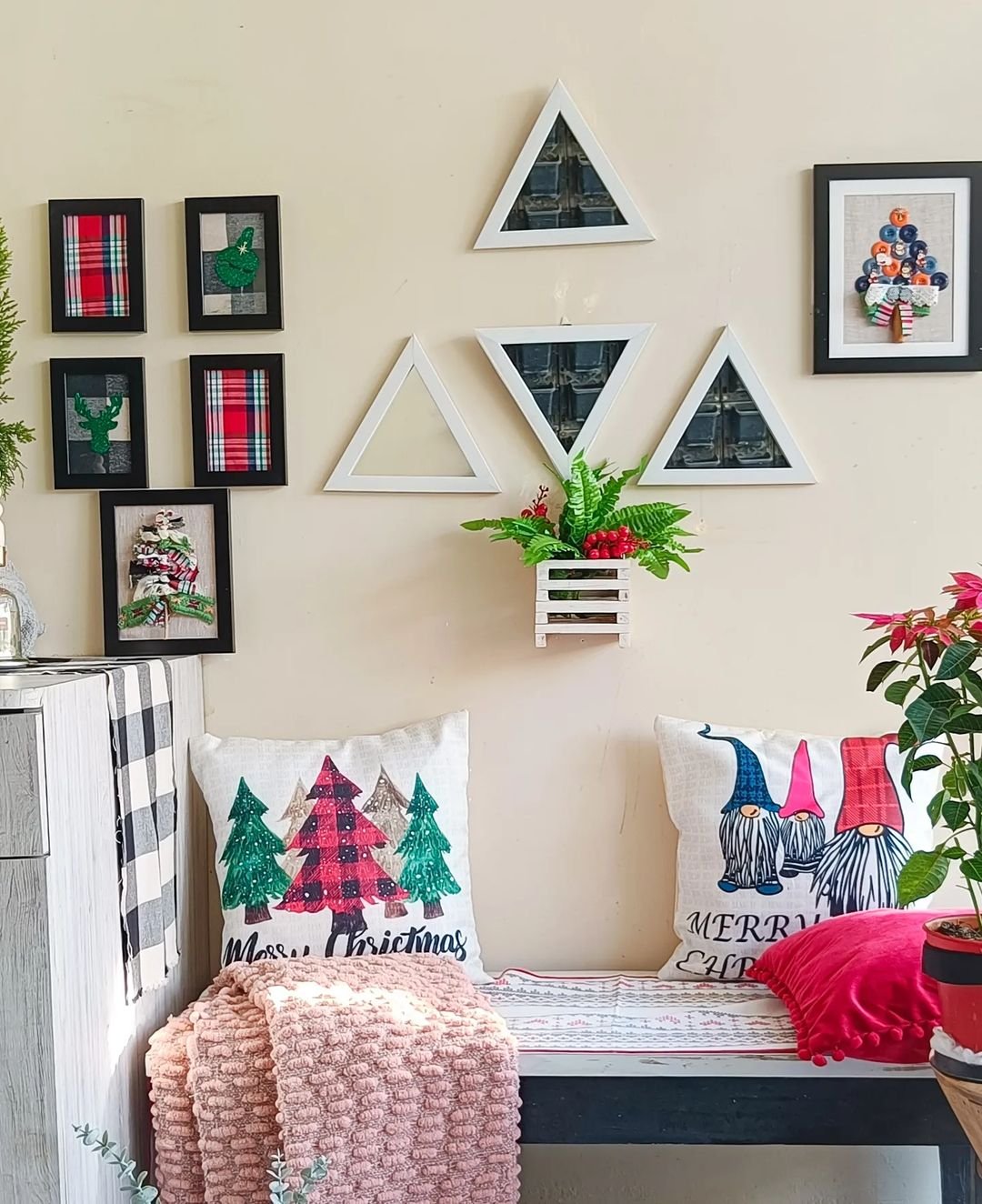 framed fabric wall art bring texture and visual interest to an otherwise empty wall