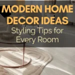 Modern living room featuring soft neutral tones, minimalist furniture, and warm contemporary decor accents.
